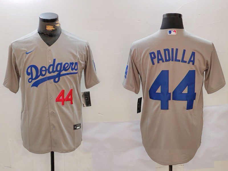 Men Los Angeles Dodgers #44 Padilla Grey Game 2024 Nike MLB Jersey style 9->indianapolis colts->NFL Jersey